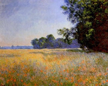  Las Arte - Campo de avena y amapolas Claude Monet